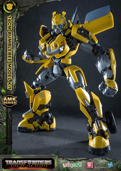 Transformers Bumblebee Prime Başlangıç Rise Of The Beasts Amk Series Model Kit Parçalı Figür 16 cm