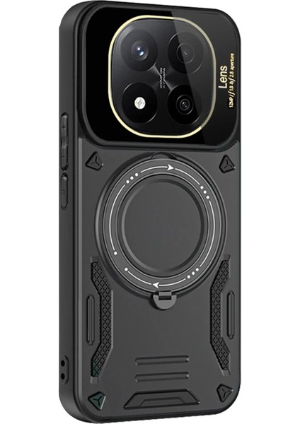 Xiaomi 14T Pro Kılıf Joy Lens Standlı Kapak - Siyah fırsatları