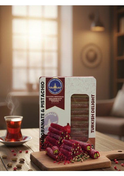 Nar Antep Fıstıklı Lokum 125 gr – Türk Lokumu Hediyelik Tatlı modelleri