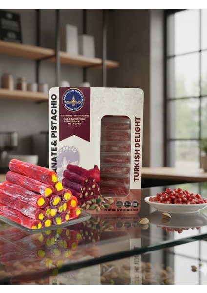 Nar Antep Fıstıklı Lokum 125 gr – Türk Lokumu Hediyelik Tatlı fırsatları