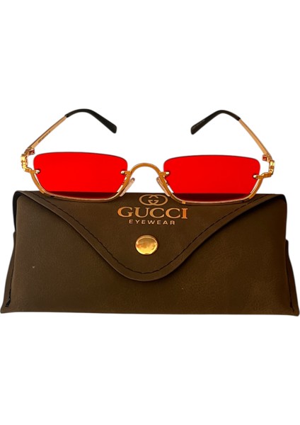 Gucci Kırmızı Renk Güneş Gözlüğü New Season