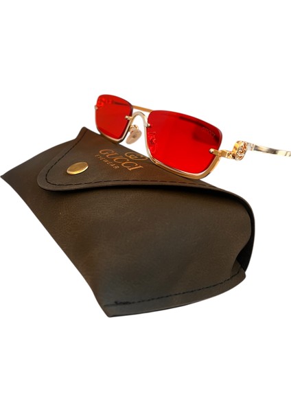 Gucci Kırmızı Renk Güneş Gözlüğü New Season fırsatları