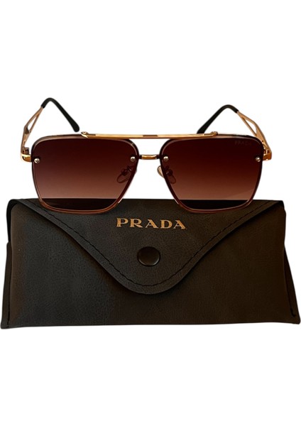 Prada Erkek Güneş Gözlüğü Ekartman 59 Degrade Cam Özelliği Yeni Sezon