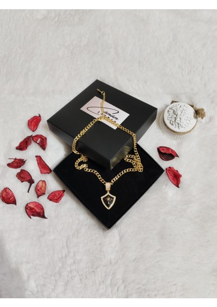 Çelik North Shield Kolye