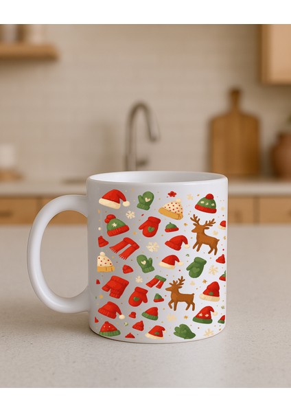 Beyaz Kupa Bardak (Yılbaşı) fiyatları