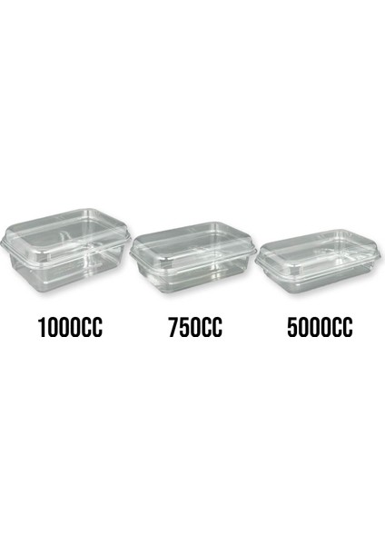 Kapaklı Kurabiye Kabı 750CC Ağır Gramajlı Pet modelleri