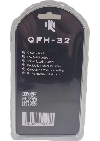 Amfi Sigortası 200 Amper – Qline 200 Amper Kaliteli Anl Oto Anfi Sigortası - Qline Qfh-32 - 200A fiyatları