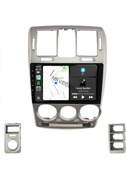 Hyundaı Getz 9"uyumlu Android Multimedia Gerçek 4/64 Kablosuz Carplay Geri Görüş Kameralı