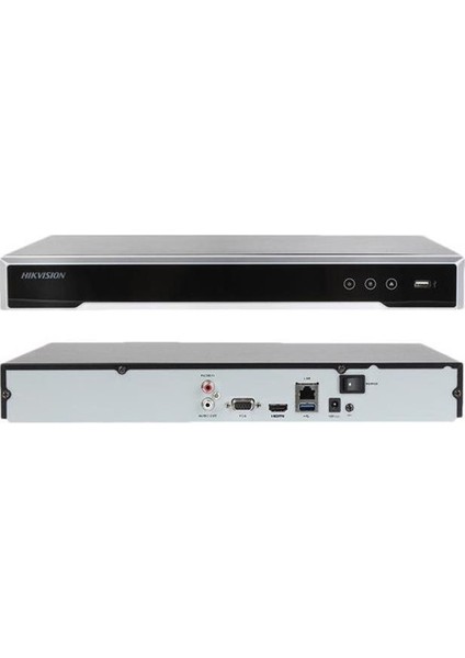 Hıkvısıon DS-7616NI-Q2, 16KANAL, 8mpix, H265+, 2 HDD Desteği, 2160P Kayıt, 160MBPS Bant Genişliği, Metal Kasa, Nvr