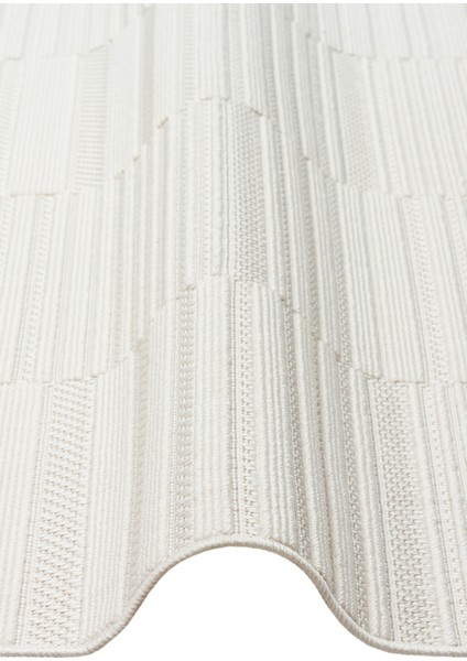 Mono Loop 01 White Yumuşak Hav Vermez Iplerle Üretilen Yıkanabilir Kaymaz Tabanlı Ince Makine Halısı indirimleri