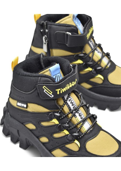 390U Ortopedik Taban Lastikli Cırtlı Kız Çocuk Bot Erkek Çocuk Bot Unisex Çocuk Bot