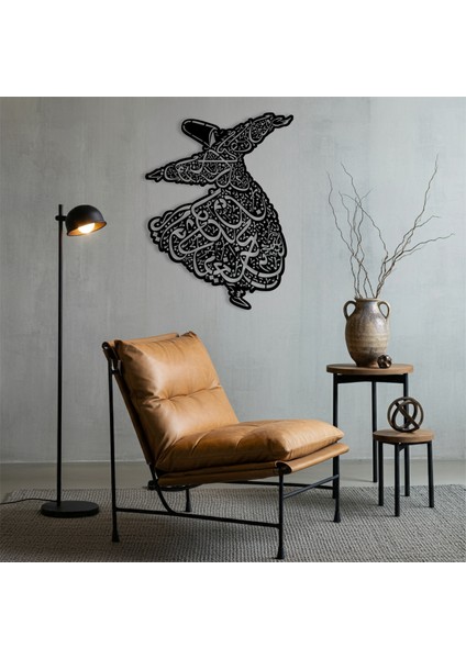 Semazen Temalı Ahşap Duvar Tablosu fiyatları