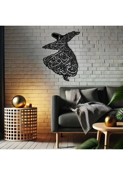 Semazen Temalı Ahşap Duvar Tablosu modelleri