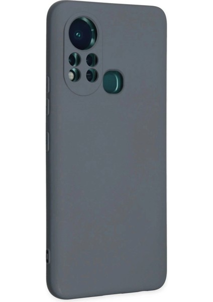 Infinix Hot 11S Kılıf Nano Içi Kadife Silikon - Gri fiyatları