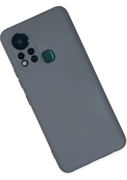 Infinix Hot 11S Kılıf Nano Içi Kadife Silikon - Gri modelleri