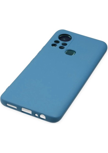 Infinix Hot 11S Kılıf Nano Içi Kadife Silikon - Mavi fırsatları