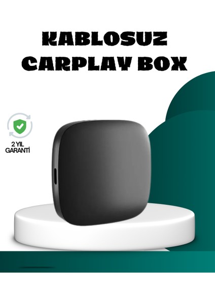 Lzrdwzrd Bluetooth 5.0 Kablosuz Android Auto Araç Içi Adaptör