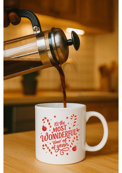 Beyaz Kupa Bardak (Yılbaşı)