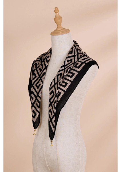 Mıknatıslı Çift Taraflı Desenli Fular modelleri