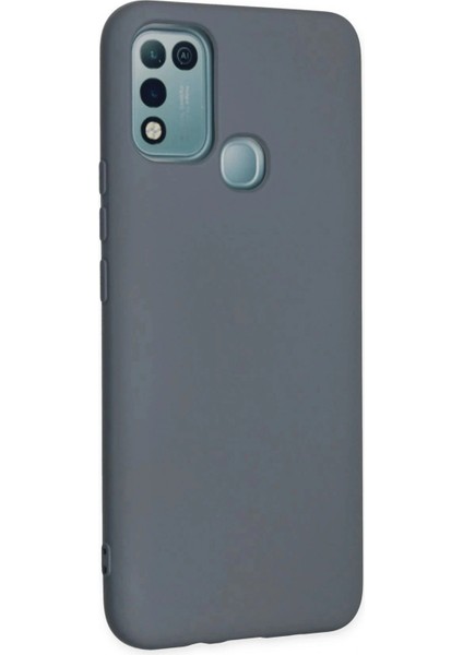 Infinix Hot 10 Play Kılıf Nano Içi Kadife Silikon - Gri fiyatları