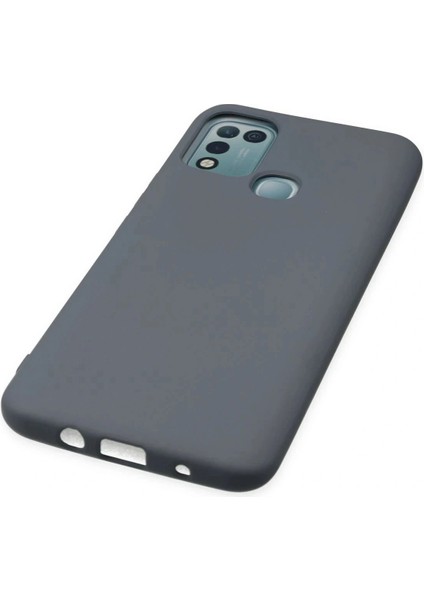 Infinix Hot 10 Play Kılıf Nano Içi Kadife Silikon - Gri indirimleri