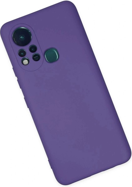 Infinix Hot 11S Kılıf Nano Içi Kadife Silikon - Mor modelleri