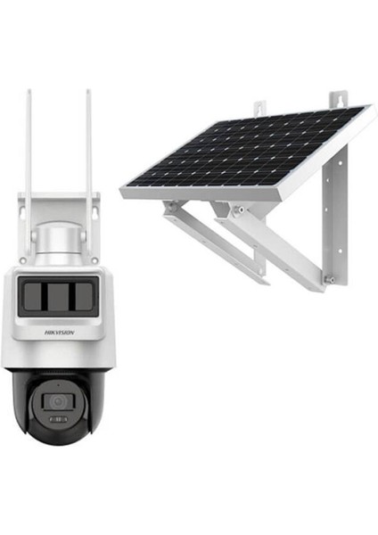 Hılook PTZ-N2C400I-K/4G/C09S20, 4mpix, 2.8mm, 30MT Gece Görüşü, Dahili Mikrofon, Pır+Radar, 4g, Solar Pt Ip Kamera