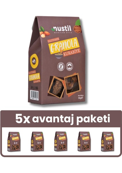 Glutensiz Granola Kurabiye X5
