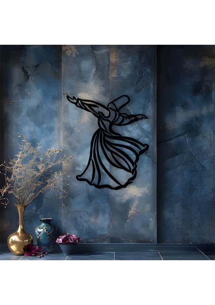 Semazen Temalı Ahşap Duvar Tablosu fiyatları