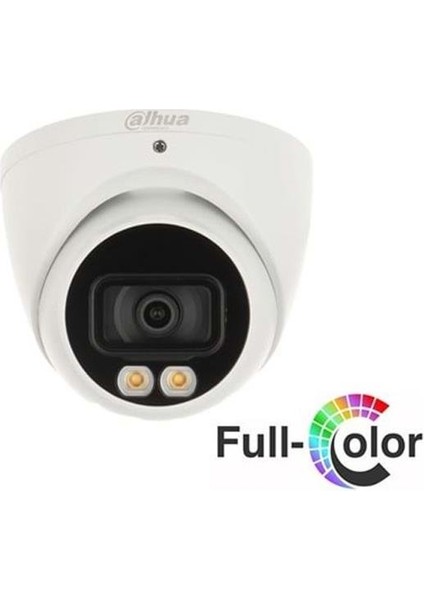 HAC-HDW1209TQP-A-LED-0280B, 2mpix, 2.8mm Lens, 40 mt Gece Görüşü, Full Color, Dahili Mikrofon, 4 In 1, Dome Kamera