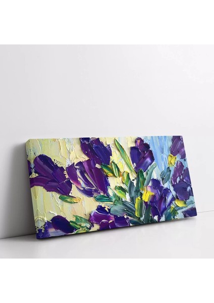 Mor Çiçek Kanvas Tablo fiyatları