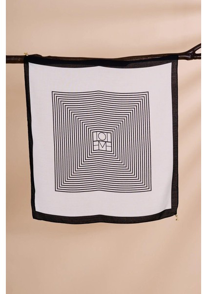 Mıknatıslı Çift Taraflı Desenli Fular