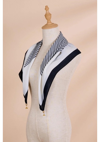 Mıknatıslı Çift Taraflı Desenli Fular modelleri