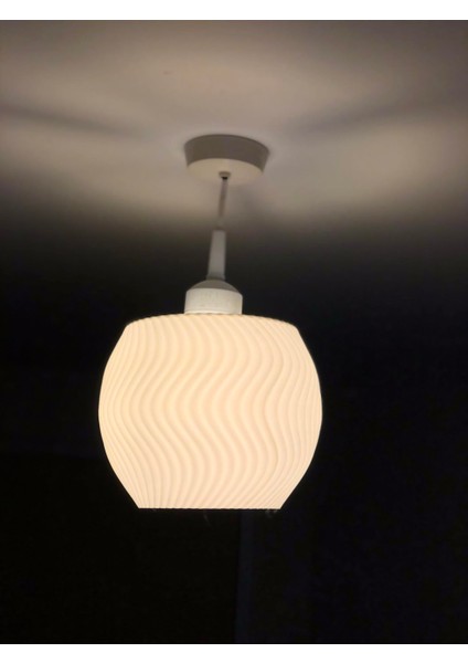 Dalgalı Abajur Tasarımı modelleri