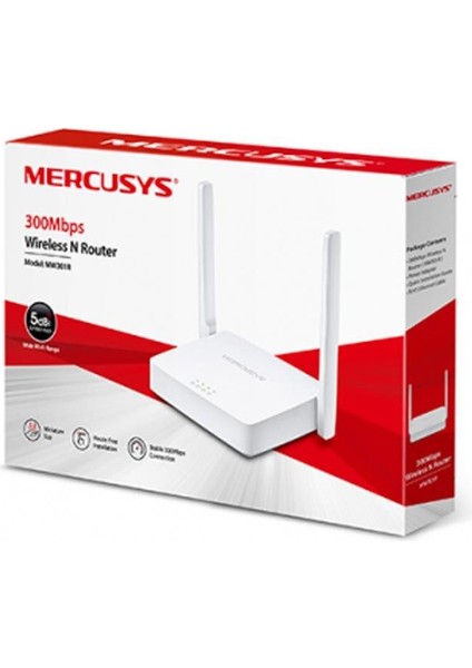 MW301R, 3port, 300MBPS, 2.4ghz Wifi, Masaüstü, Megabit, Router