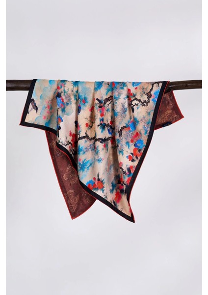 Çift Taraflı Doğal Motifli Fular fiyatları