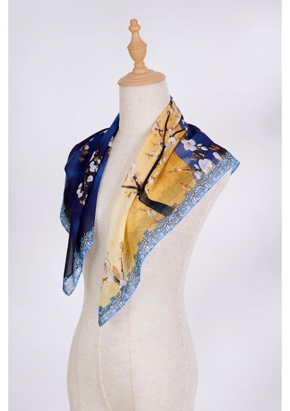 Çiçek Desenli Fular modelleri