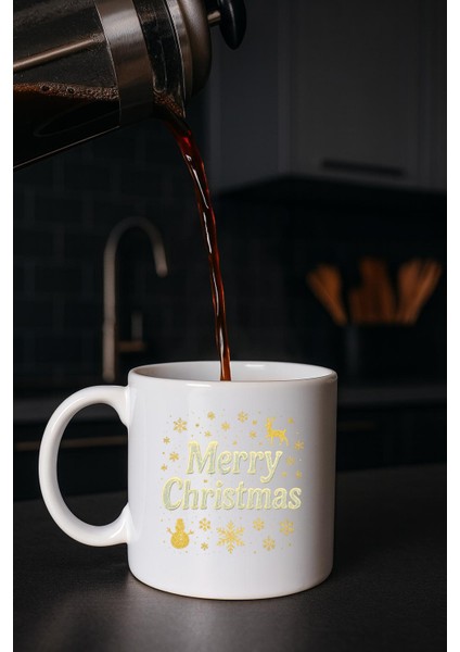 Beyaz Kupa Bardak (Yılbaşı)