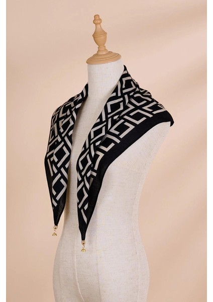 Mıknatıslı Çift Taraflı Desenli Fular modelleri