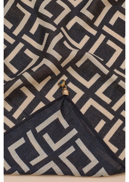 Mıknatıslı Çift Taraflı Desenli Fular indirimleri