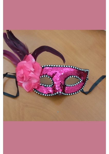 Payetli Bağcıklı Parti Maskesi – El Yapımı, Karnaval & Maskeli Balo Aksesuarı fiyatları