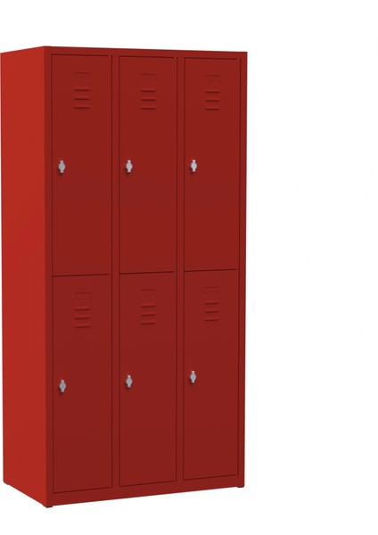 Metal Soyunma Dolabı 6 Kişilik Işçi Soyunma Dolabı modelleri