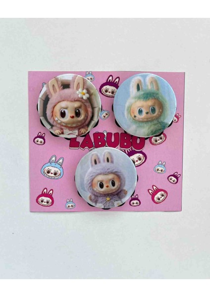 Labubu 3lü Rozet