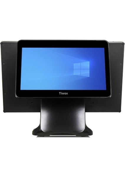 TP-7610-D, Intel I7 10.nesil, 18.5" Ekran, 8gb Ram, 128GB M.2 Ssd, Endüstriyel, Dokunmatik Pos Pc (Çift Ekran)