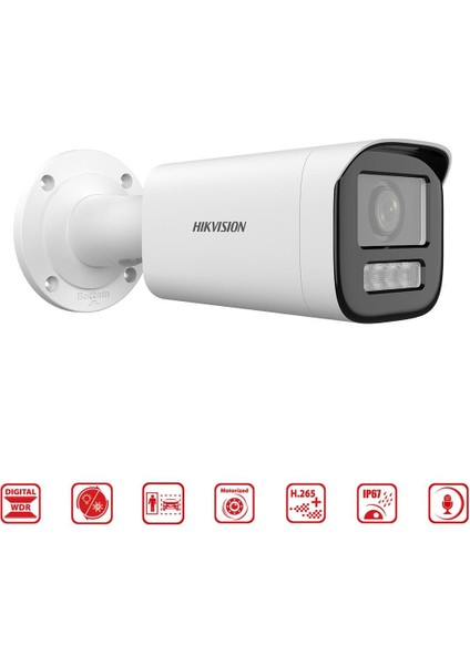 Hıkvısıon DS-2CD1623G2-LIZSU 2mpix, 2,8-12MM Motorize Lens, H265+,30MT Gece Görüşü, Sd Kart, Poe, Bullet Ip Kamera modelleri