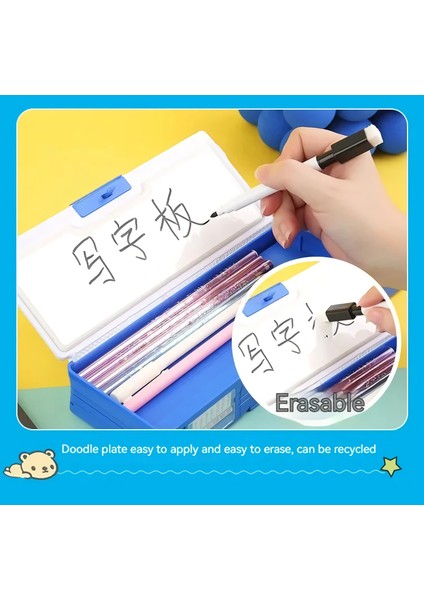 Sanrio Cinnamoroll Çok Fonksiyonlu Şifreli Kalem Kutusu (Mavi) Kuromi Kalemlik Sanrio Kore Tarzı fiyatları