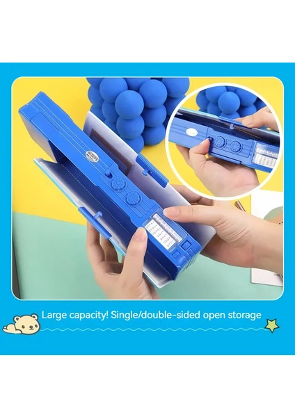 Sanrio Cinnamoroll Çok Fonksiyonlu Şifreli Kalem Kutusu (Mavi) Kuromi Kalemlik Sanrio Kore Tarzı modelleri