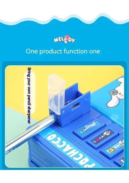 Sanrio Cinnamoroll Çok Fonksiyonlu Şifreli Kalem Kutusu (Mavi) Kuromi Kalemlik Sanrio Kore Tarzı fırsatları