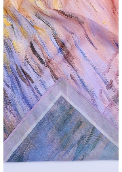 Monet Gün Doğumu Tasarımlı Fular indirimleri