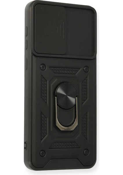 Samsung Galaxy A02 Kılıf Pars Lens Yüzüklü Silikon - Siyah fırsatları